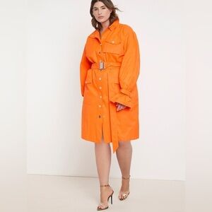 ELOQUII 14/16 Priscilla Ono x ELOQUII Belted Cargo Dress